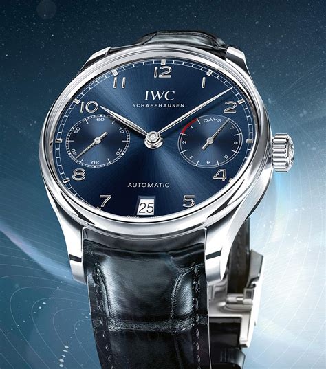 iwc portugieser automatic quadrante blue|iwc portugieser 150.